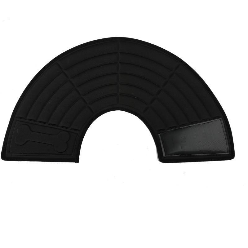 HKM-748883 Monochrome Pet Anti-Bite Headgear for Dogs in Black and Gray - Sizes S, M, L Available