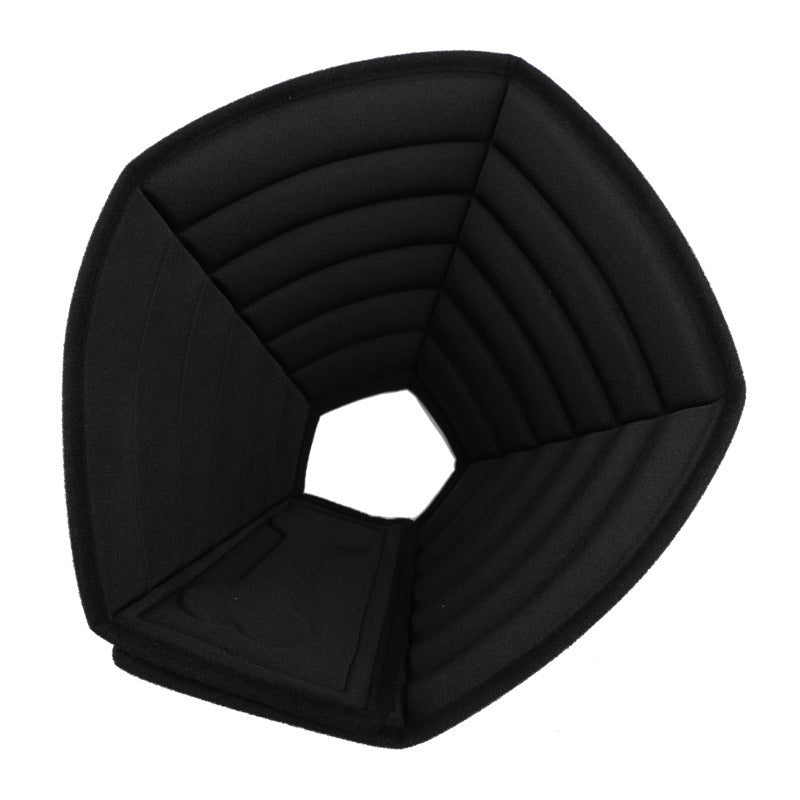 HKM-748883 Monochrome Pet Anti-Bite Headgear for Dogs in Black and Gray - Sizes S, M, L Available