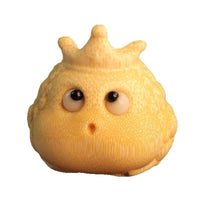 HKM-748947 Bamboo Carving Crown Princess Toad Hand Piece for Gifts and Decor