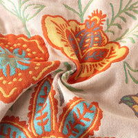 HKM-749011 Flower Cotton Tassel Double-Sided Sofa Blanket - Available in Multiple Sizes