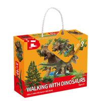HKM-749011 Luminous Dinosaur Universe Jigsaw Puzzle Set - 46 Educational Pieces for Kids
