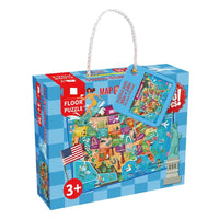HKM-749011 Luminous Dinosaur Universe Jigsaw Puzzle Set - 46 Educational Pieces for Kids