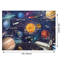 HKM-749011 Luminous Dinosaur Universe Jigsaw Puzzle Set - 46 Educational Pieces for Kids