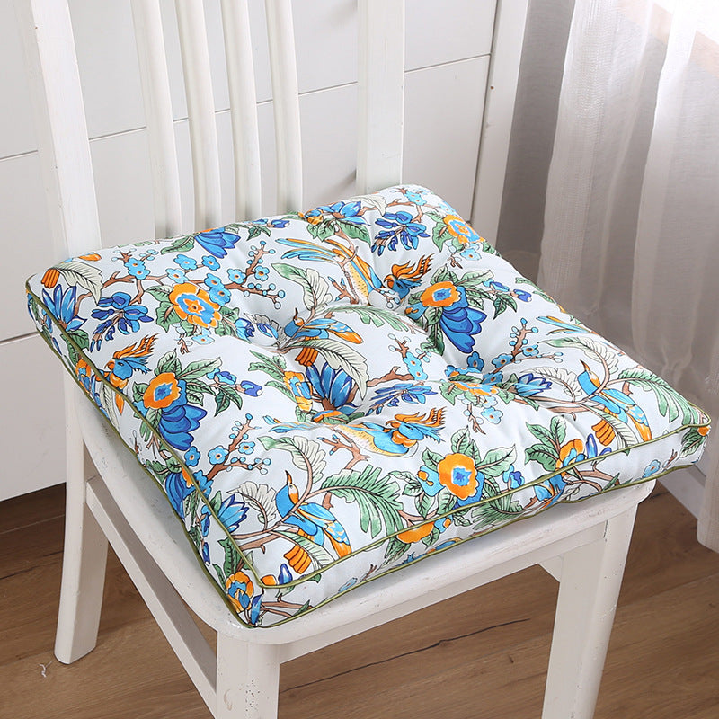 HKM-749075 Pearl Cotton Three-Dimensional Chair Cushion in Cotton Canvas Fabric