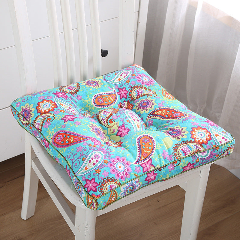HKM-749075 Pearl Cotton Three-Dimensional Chair Cushion in Cotton Canvas Fabric