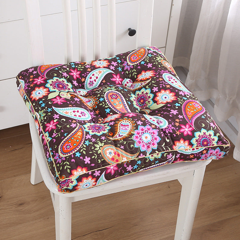 HKM-749075 Pearl Cotton Three-Dimensional Chair Cushion in Cotton Canvas Fabric