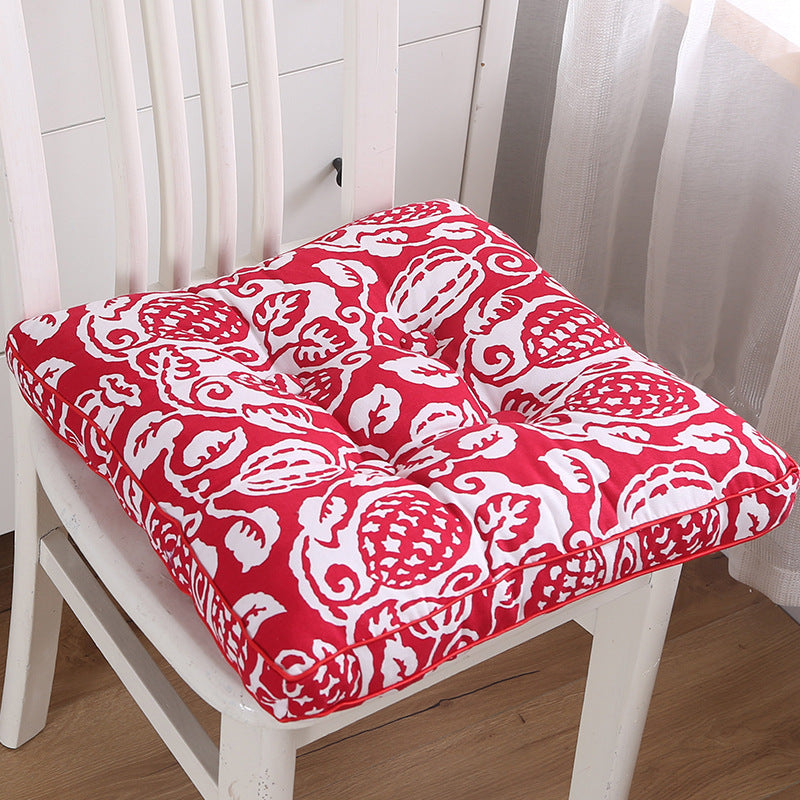 HKM-749075 Pearl Cotton Three-Dimensional Chair Cushion in Cotton Canvas Fabric