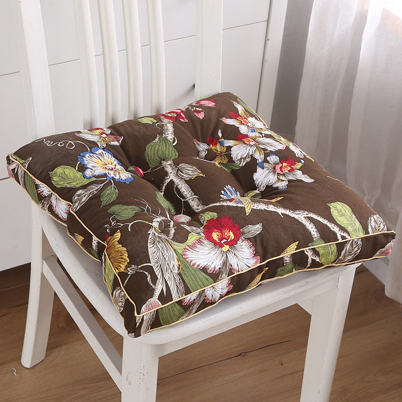 HKM-749075 Pearl Cotton Three-Dimensional Chair Cushion in Cotton Canvas Fabric