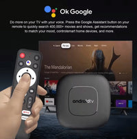 HKM-749267 Full HD Streaming Device with Google TV – Compact Design, Voice Remote, Chromecast Built-In, Dolby Audio Support