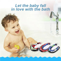 HKM-749267 Wind-Up Speed Inflatable Boat Toy for Kids - Bath and Pool Play Fun