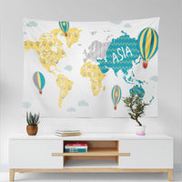 HKM-749331 Nordic Cartoon Anime Tapestry for Bedroom – Multiple Sizes Available