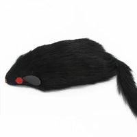HKM-749459 Plush Mouse Cat Teaser Toy - 18cm, Assorted Colors
