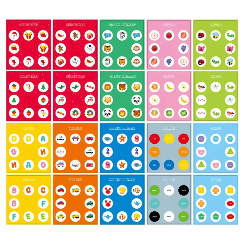 KTX-749587 Montessori Memory Chess Game - Wooden Puzzle Toy for Early Learning and Family Interaction, Ages 3+