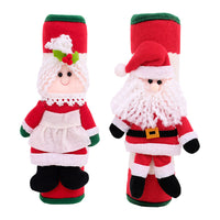 HKM-749779 Christmas Themed Refrigerator Gloves Set - Cloth, 2-Piece, 23x15cm