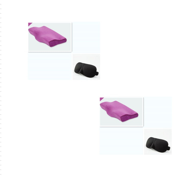 HKM-749843 Butterfly Memory Foam Pillow - 100% Slow Rebound Material, 50x30cm