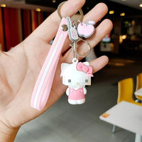 HKM-749843 Cute Cartoon Doll Keychain - Adorable Animal Keyring for Bags and Car Accessories