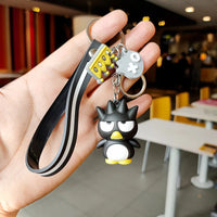 HKM-749843 Cute Cartoon Doll Keychain - Adorable Animal Keyring for Bags and Car Accessories