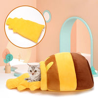HKM-749971 All-Season Soft Warm Honey Pot Pet Nest with Insulation and Comfortable Design