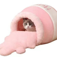 HKM-749971 All-Season Soft Warm Honey Pot Pet Nest with Insulation and Comfortable Design