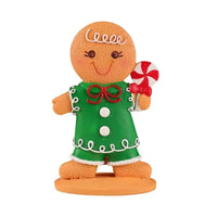 HKM-749971 Christmas Gingerbread Man Decorative Ornament - Creative Cartoon Festive Decor for Holiday Atmosphere