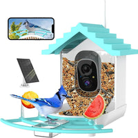 HKM-750099 Smart Bird Feeder with AI Bird Identification and Solar-Powered 2K Video Recording