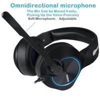 HKM-750227 NUBWO N11 USB Gaming Headset with 50mm Drivers and Adjustable Microphone