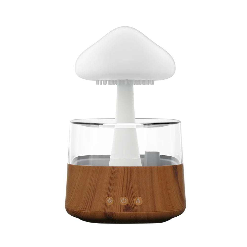 KTX-750355 Adjustable Water Flow Cloud Humidifier with 7-Color Light and Relaxing Raindrop Sound