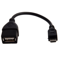HKM-750355 USB A 2.0 Female to Micro USB B Male OTG Adapter Cable for Easy Data Transfer
