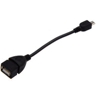 HKM-750355 USB A 2.0 Female to Micro USB B Male OTG Adapter Cable for Easy Data Transfer