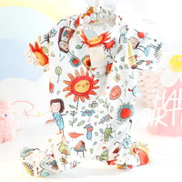 HKM-750419 Colorful Bubble Fairy Tale Kingdom Autumn Winter Dog Undershirt for Pets