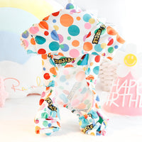 HKM-750419 Colorful Bubble Fairy Tale Kingdom Autumn Winter Dog Undershirt for Pets