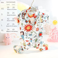 HKM-750419 Colorful Bubble Fairy Tale Kingdom Autumn Winter Dog Undershirt for Pets