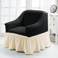 HKM-750547 American Single Fabric Sofa Cover in Various Monochrome Colors and Patterns