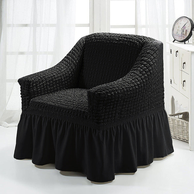 HKM-750547 American Single Fabric Sofa Cover in Various Monochrome Colors and Patterns