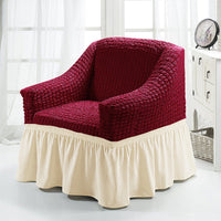 HKM-750547 American Single Fabric Sofa Cover in Various Monochrome Colors and Patterns