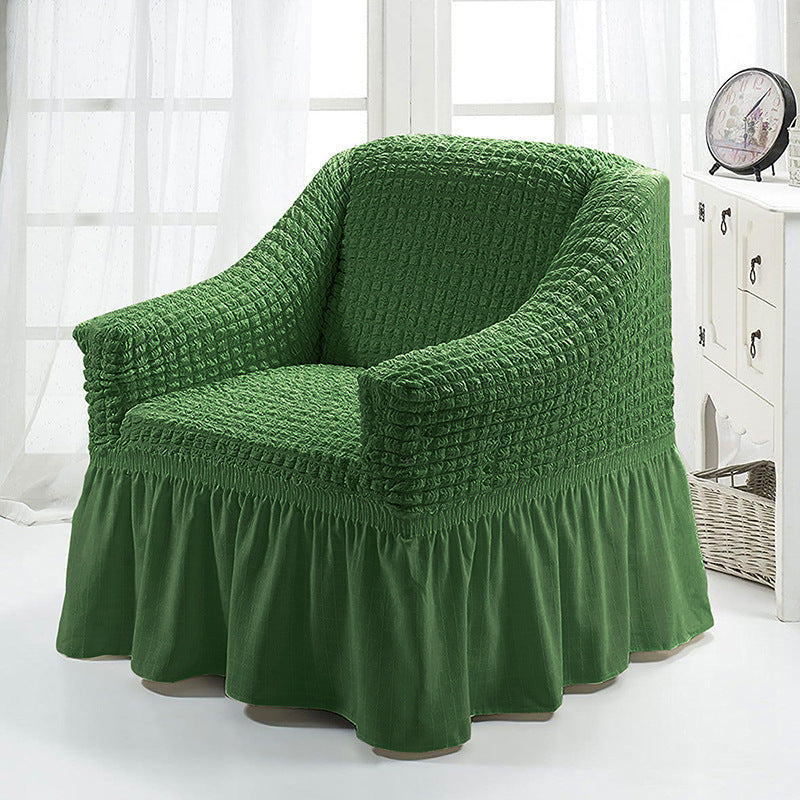 HKM-750547 American Single Fabric Sofa Cover in Various Monochrome Colors and Patterns