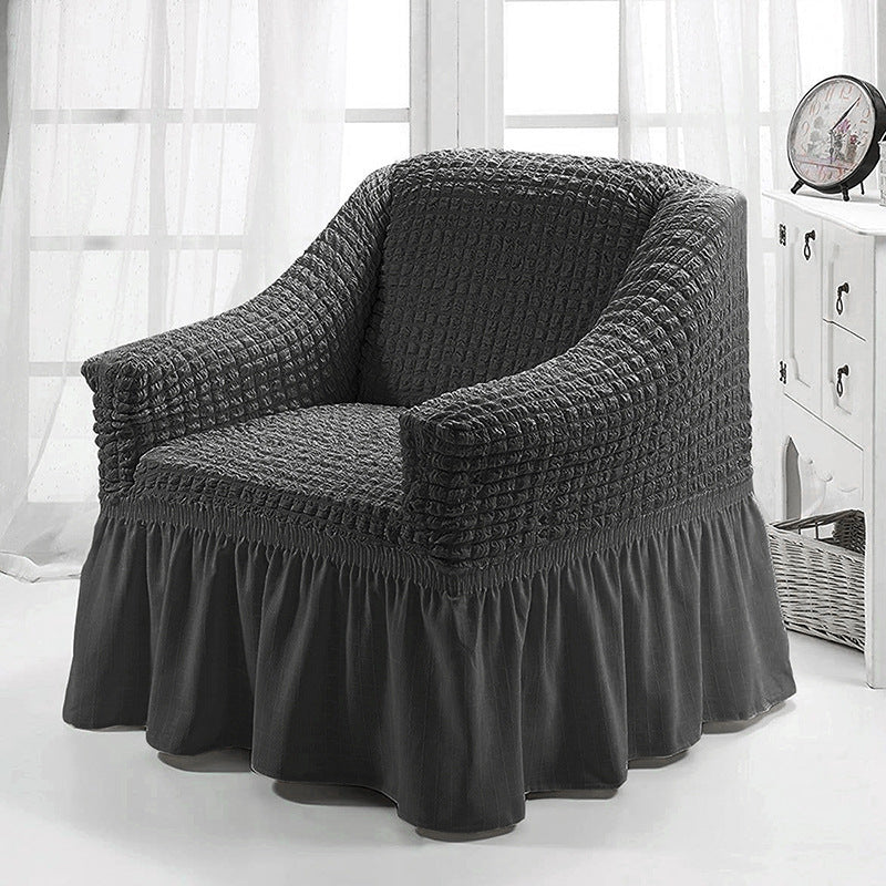 HKM-750547 American Single Fabric Sofa Cover in Various Monochrome Colors and Patterns