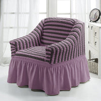 HKM-750547 American Single Fabric Sofa Cover in Various Monochrome Colors and Patterns