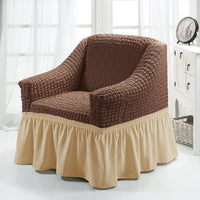 HKM-750547 American Single Fabric Sofa Cover in Various Monochrome Colors and Patterns
