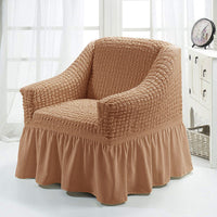 HKM-750547 American Single Fabric Sofa Cover in Various Monochrome Colors and Patterns