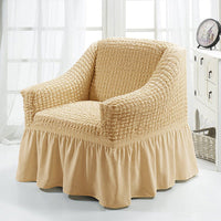 HKM-750547 American Single Fabric Sofa Cover in Various Monochrome Colors and Patterns
