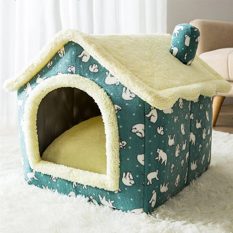 HKM-750547 Pet Bed Small Dog Teddy Cat Litter Four Seasons Universal Dog House Dog Bed Pets Supplies