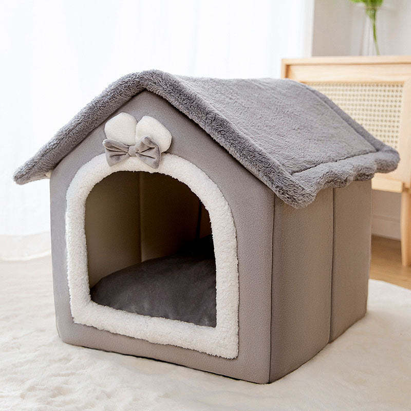 HKM-750547 Pet Bed Small Dog Teddy Cat Litter Four Seasons Universal Dog House Dog Bed Pets Supplies