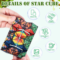 HKM-750739 2-in-1 Shape Shifting Infinity Magic Cube Stress Relief Puzzle Toy for All Ages