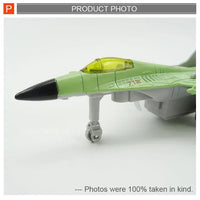 HKM-750803 Miniature Pull Back Metal Diecast Plane Model with Light for Ages 2-13
