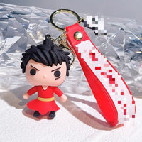 HKM-750995 3D PVC Cartoon Anime Keychain - Fun and Stylish Bag Pendant Accessory