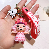 HKM-750995 3D PVC Cartoon Anime Keychain - Fun and Stylish Bag Pendant Accessory