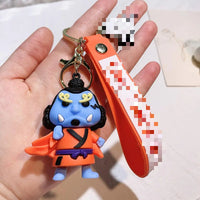 HKM-750995 3D PVC Cartoon Anime Keychain - Fun and Stylish Bag Pendant Accessory