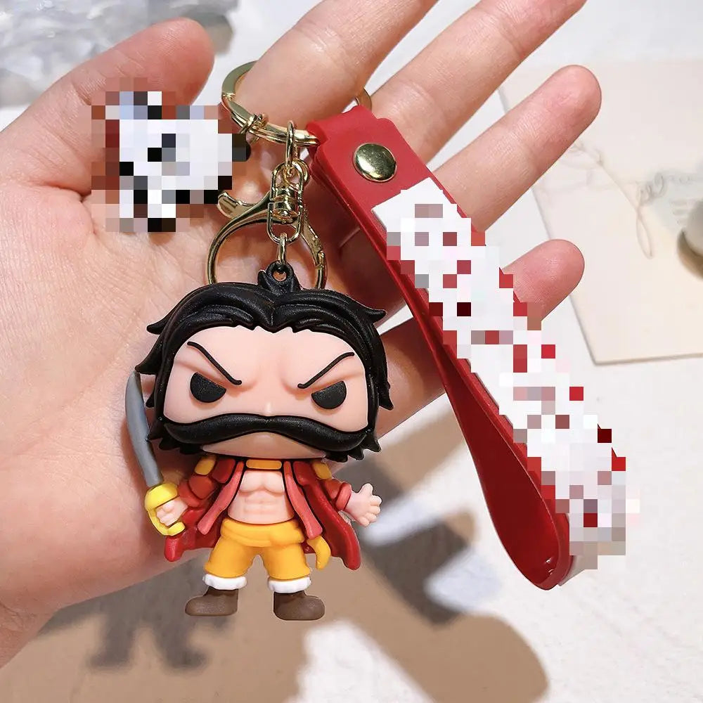 HKM-750995 3D PVC Cartoon Anime Keychain - Fun and Stylish Bag Pendant Accessory