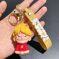 HKM-750995 3D PVC Cartoon Anime Keychain - Fun and Stylish Bag Pendant Accessory